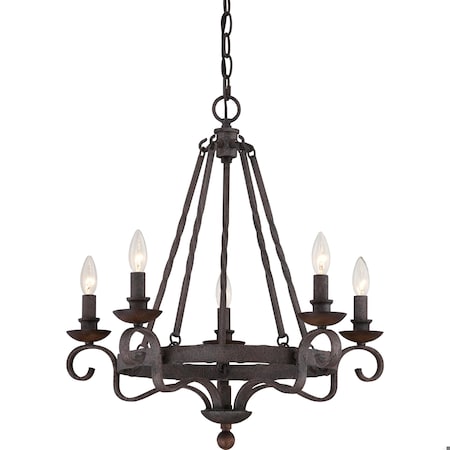 Quoizel Noble Chandelier NBE5005RK